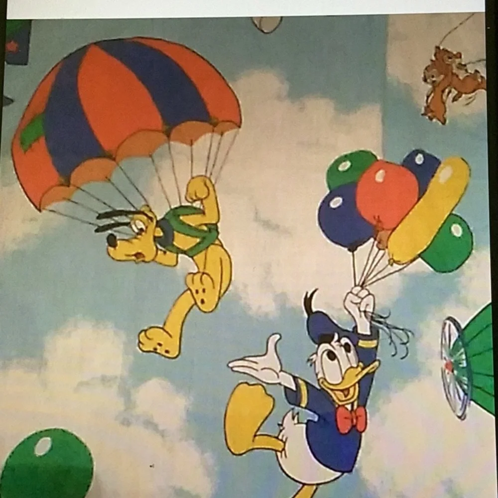 Disney Kids  MICKEY & FRIENDS Air Mobile Vintage PILLOWCASE Only